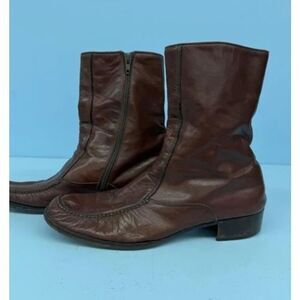 The Baron Collection Boots Made in Spain Men’s Red/Brown Size 10B Chukka Boots